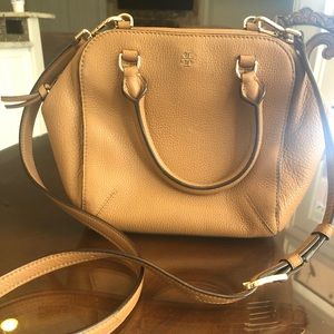 Tori Burch purse with strap - Tan.  Authentic